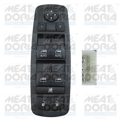 Switch, window regulator
